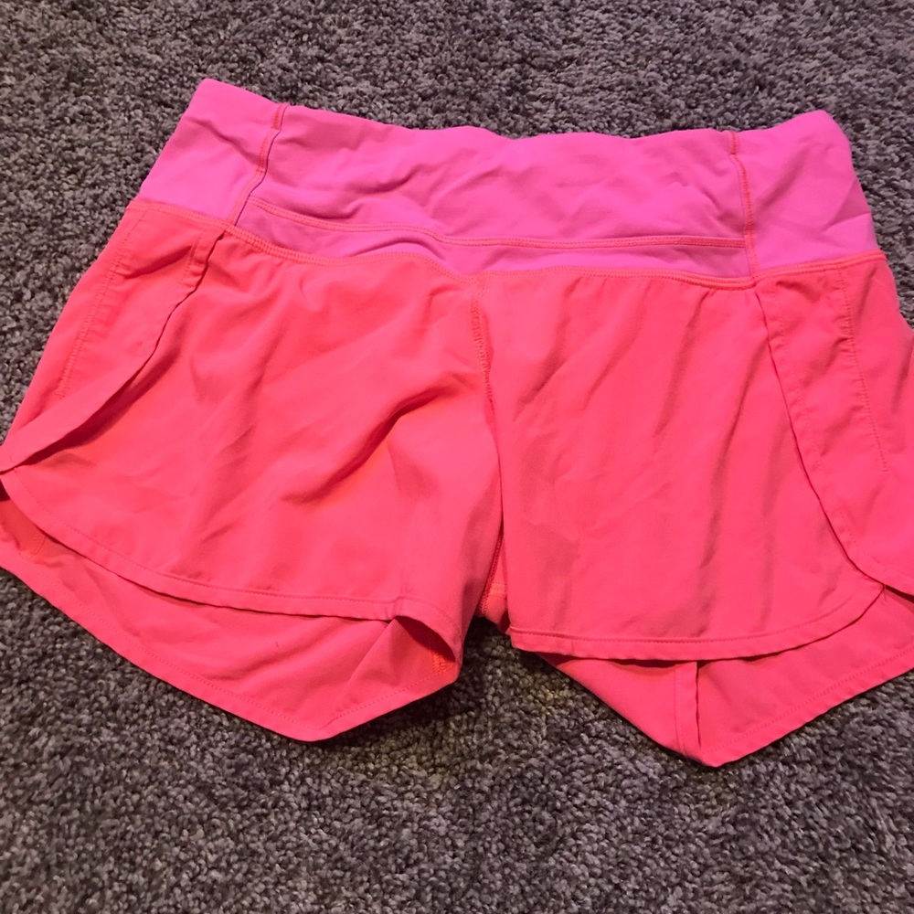 pink lulu shorts